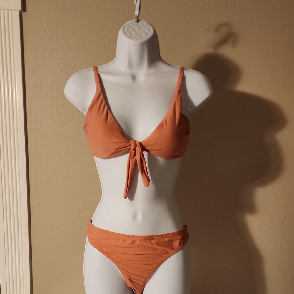 Gianni Bini Corak Bikini Set with Tie-Front Design